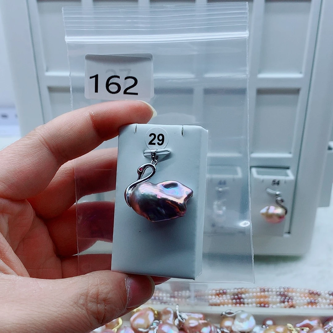 吊坠(不含链)合金淡水珍珠