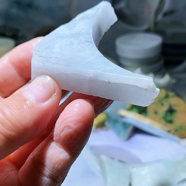 散珠翡翠边角料79