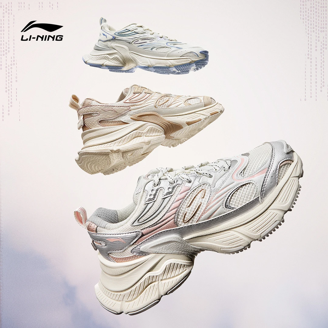 DD【减震回弹休闲鞋】李宁经典低帮男女星际运动鞋#AGCV110/AGCV109