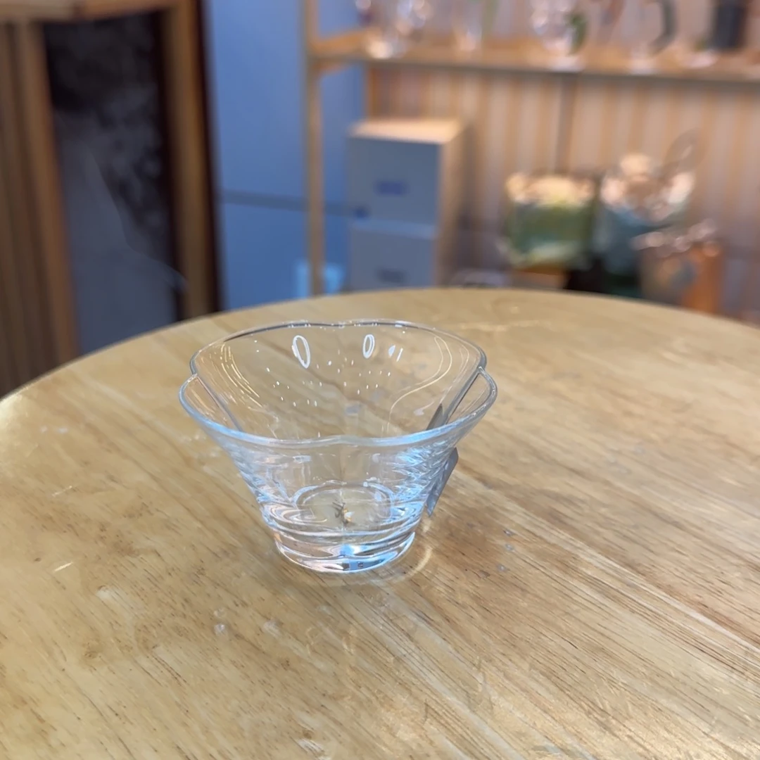 玻璃手工艺品禾器瑭杯透明色
