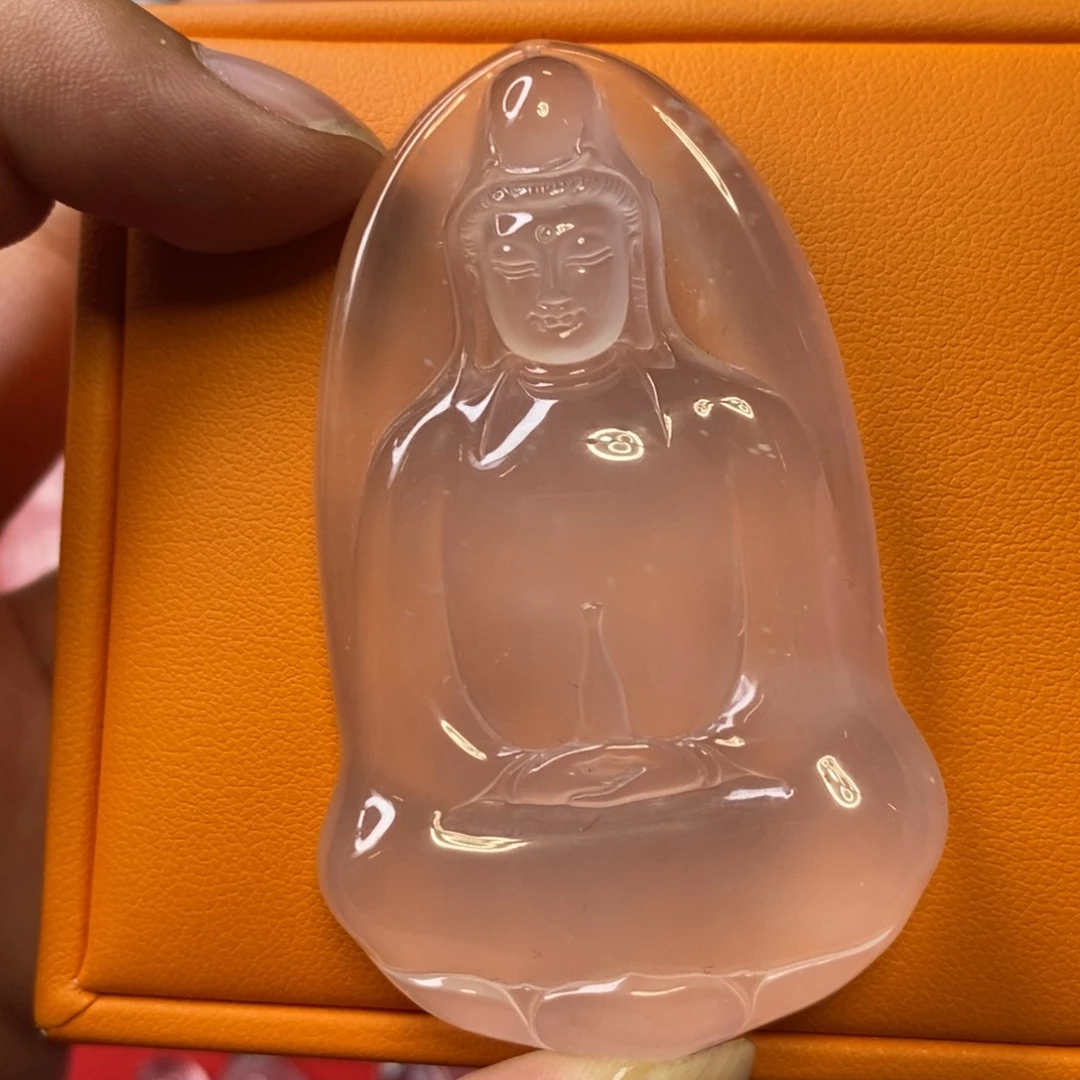 石英质玉未镶嵌吊坠