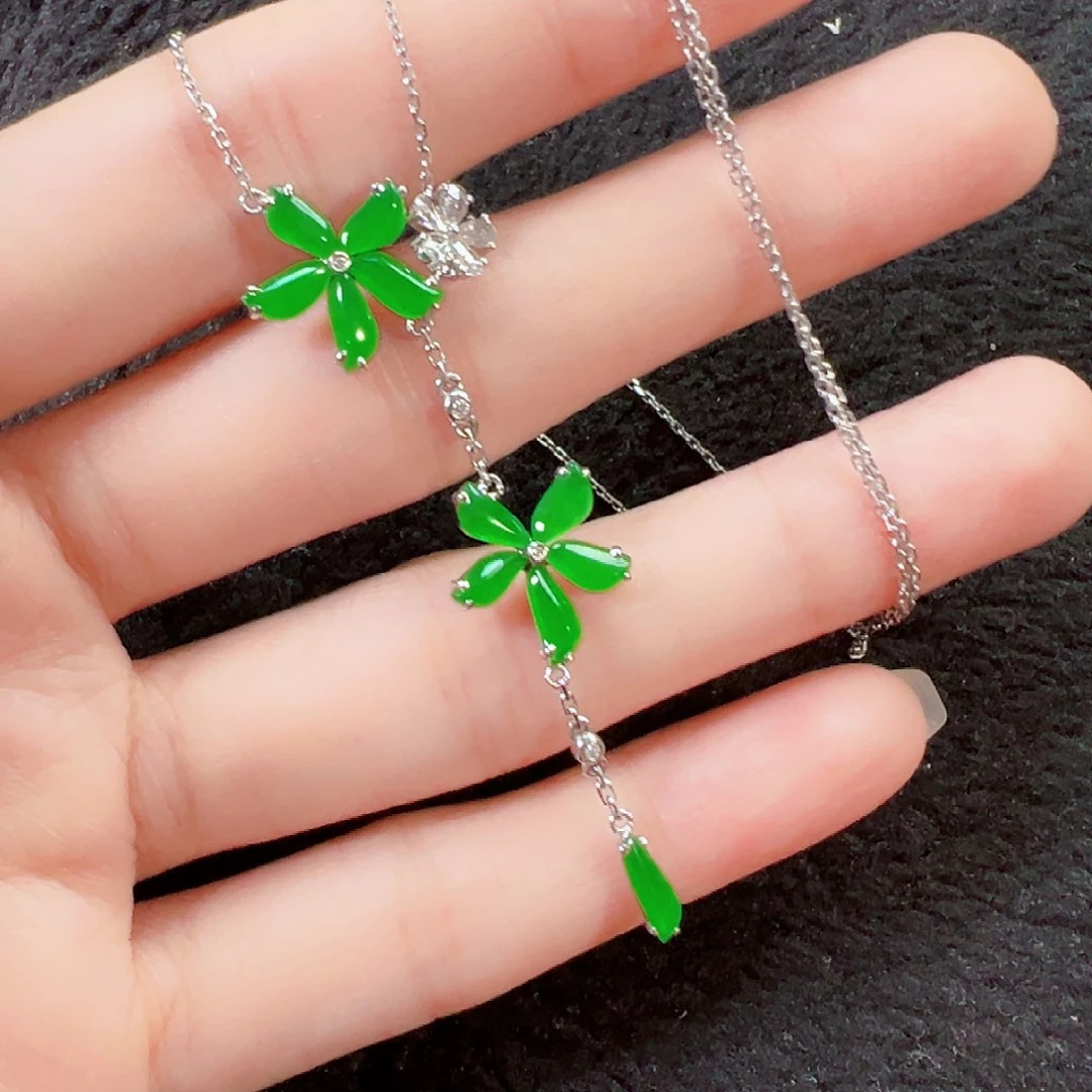 A***n翡翠18K金镶嵌颈饰签收后24小时鉴赏期