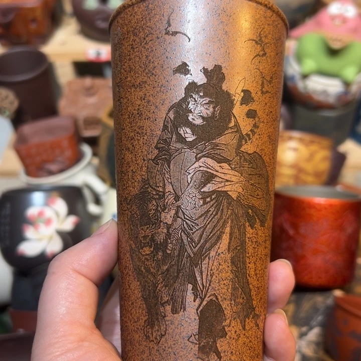 紫砂茶杯宜兴紫砂主人杯