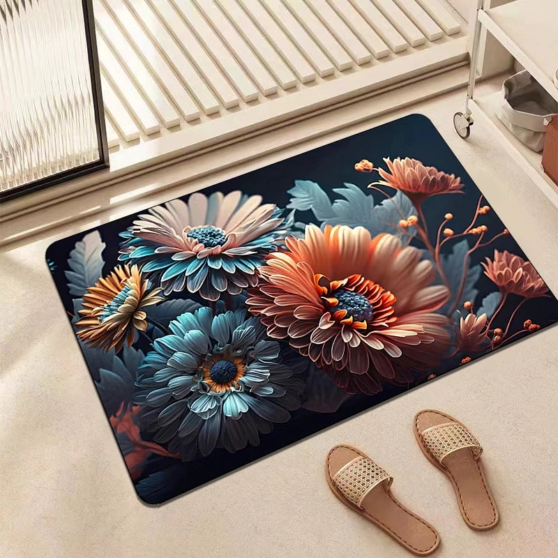 ReMai热麦 3D视觉立体吸水地垫卫生间浴室地垫入户门家用垫子