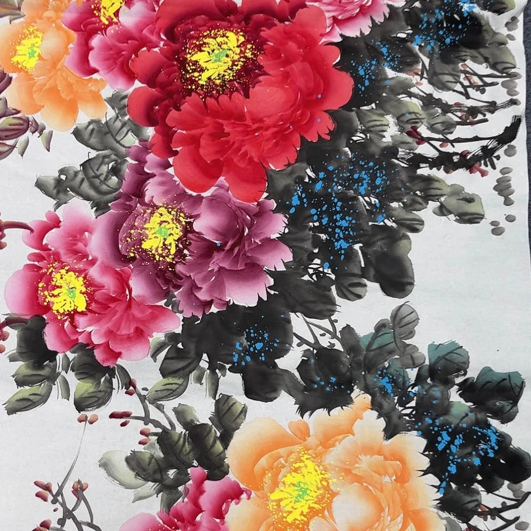 国画宣纸国画纯手绘作品