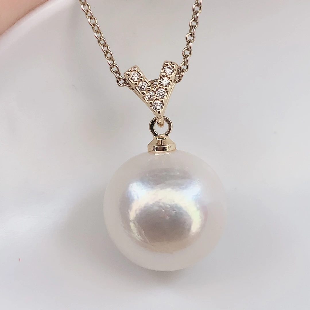 淡水珍珠合金吊坠(赠链)