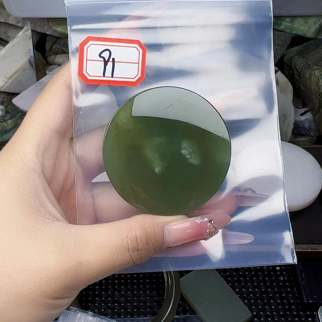 和田玉珠宝半成品未镶嵌