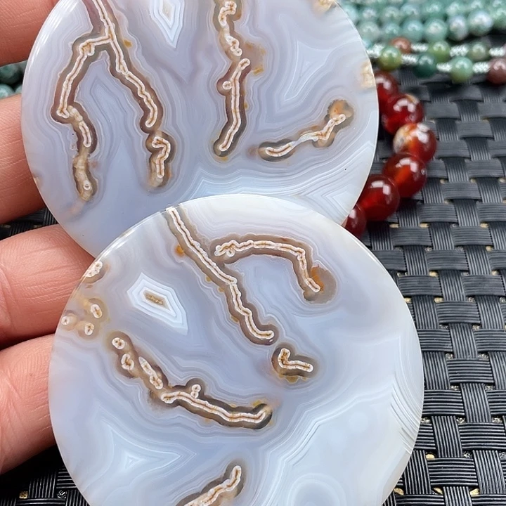 妖***玖玛瑙/玉髓颈饰未镶嵌