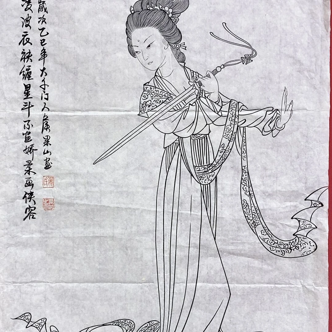 国画大风堂嫡传-侯果山老师作品路