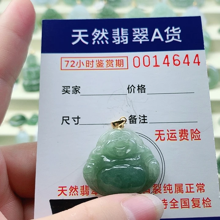 颈饰未镶嵌翡翠吊