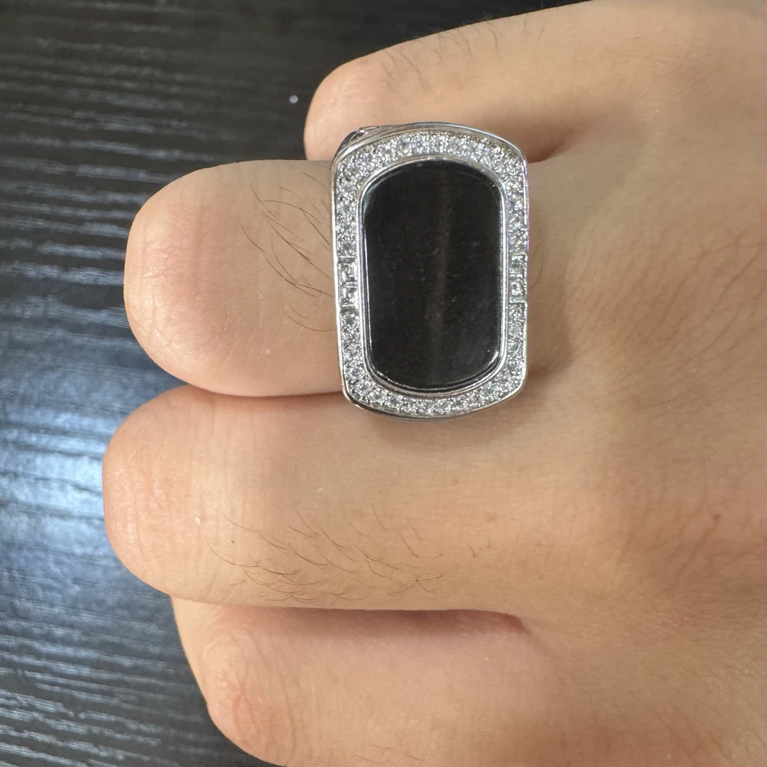 缅甸A货男士开口戒