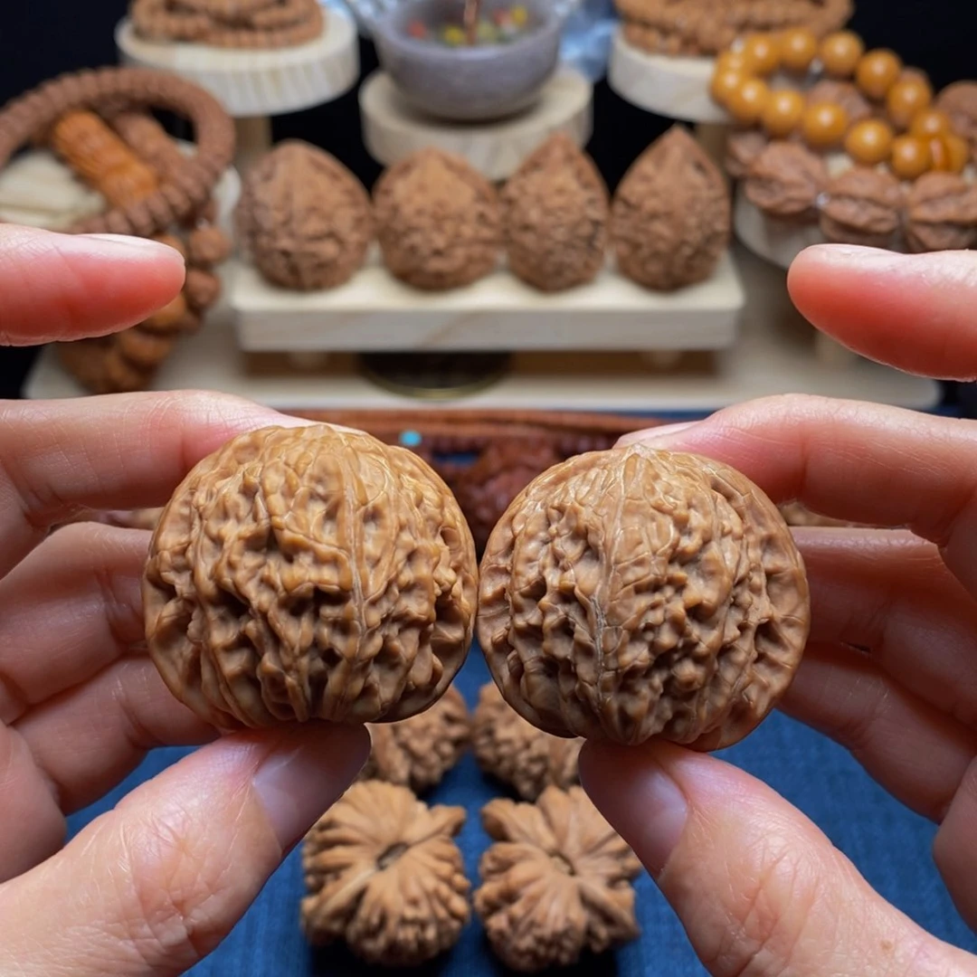 吊坠桃核磨盘狮子头39