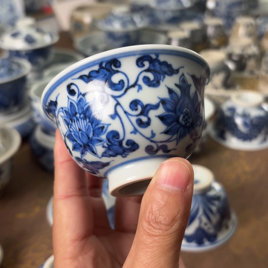 陶瓷摆件景德镇手绘茶器