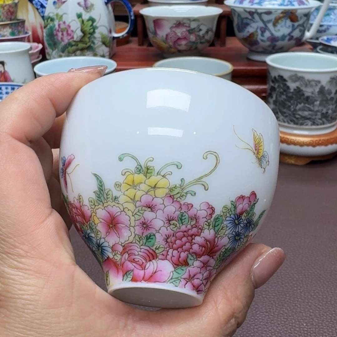 瓷片景德镇仿古手工制作精品展示