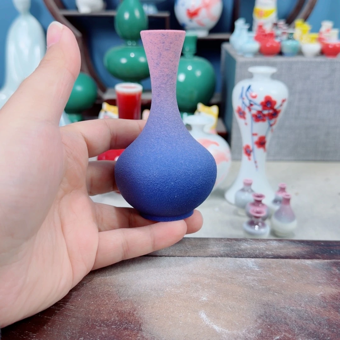 陶瓷手工小花器摆件