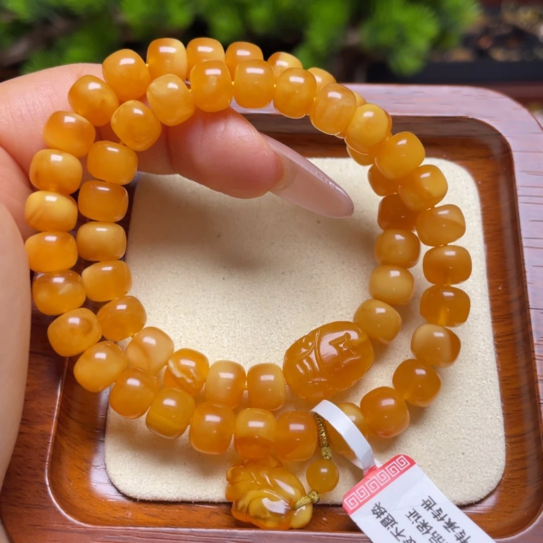 蜜蜡手链未镶嵌手串