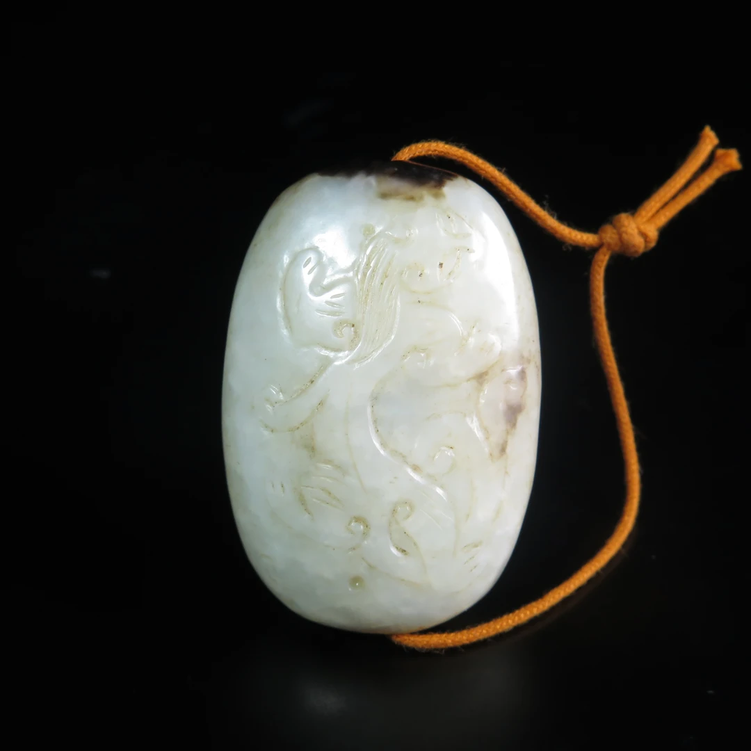 清代螭纹勒子/MZ511059/和田玉/民族文物