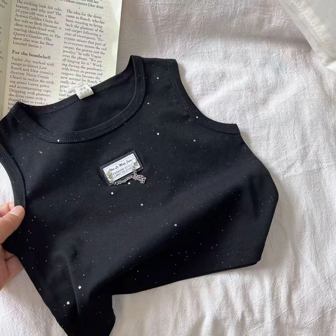 258哈哈家 女童夏季洋气时髦百搭小背心上衣