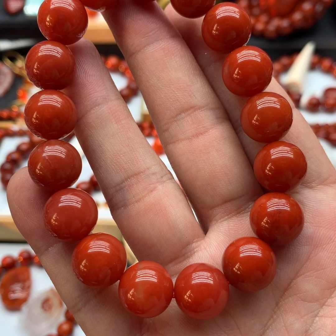 南红玛瑙手链未镶嵌我**悠