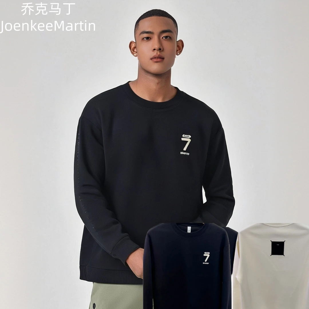 乔克马丁圆领卫衣百搭新款春秋韩版宽松港风bf原宿风男装情侣装