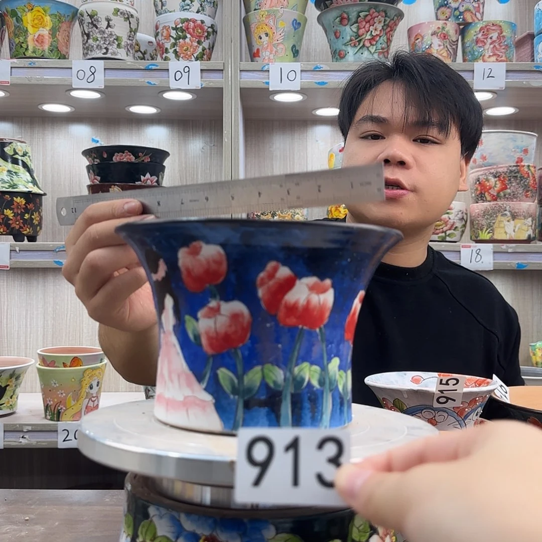 紫砂花盆瑕疵瑕疵913