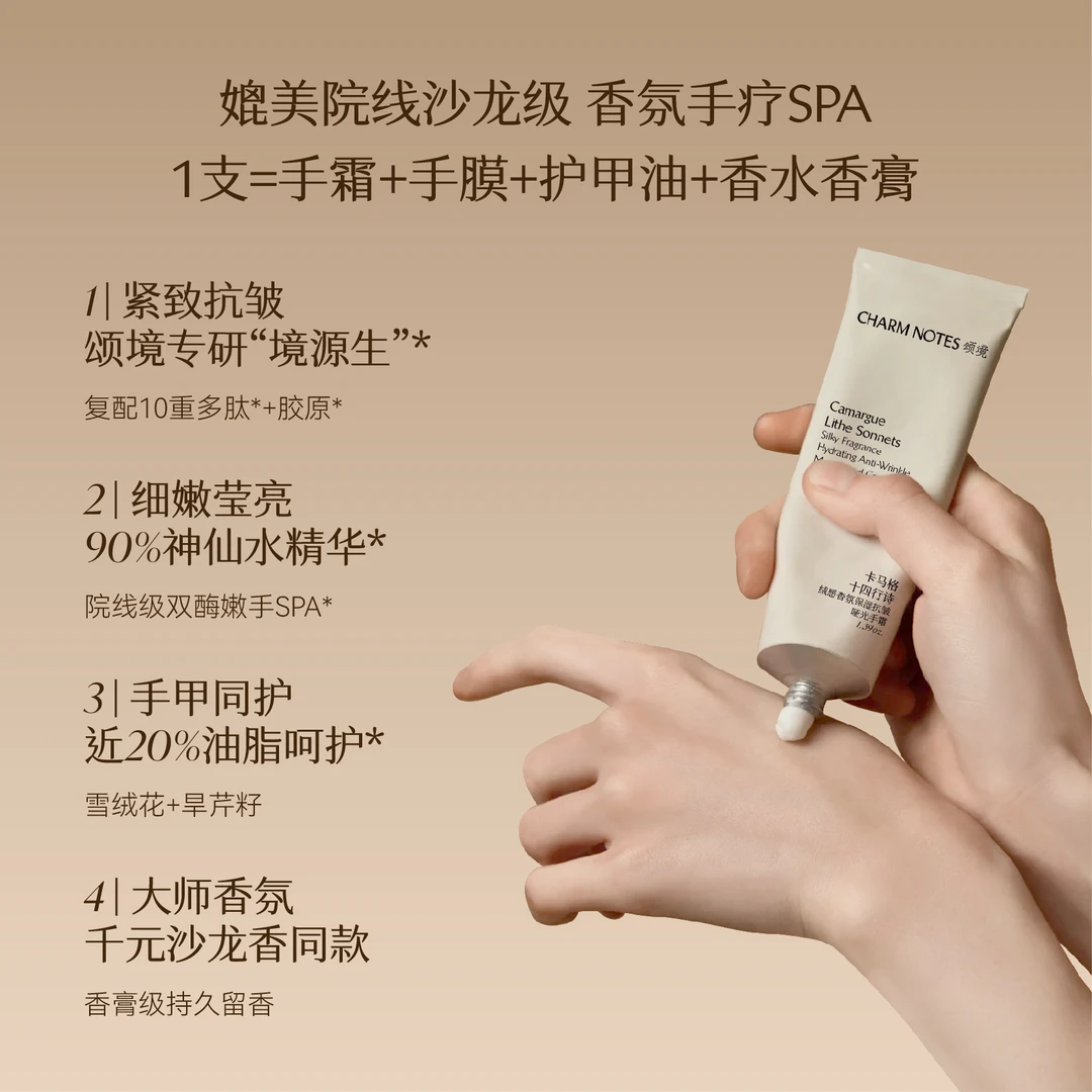 颂境绒感香氛保湿抗皱哑光手霜体验组合10gwpf