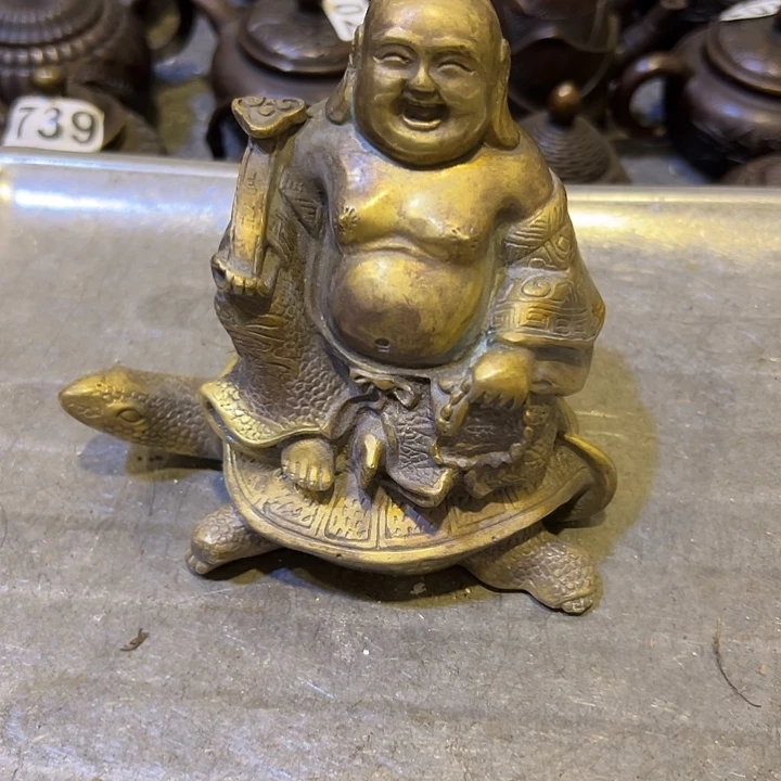 黄铜摆件，文房摆件