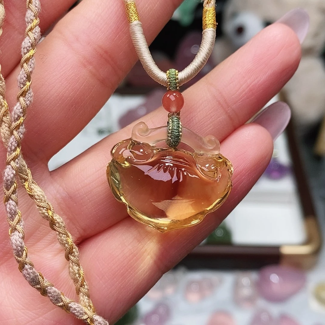 水晶未镶嵌吊坠(赠链)