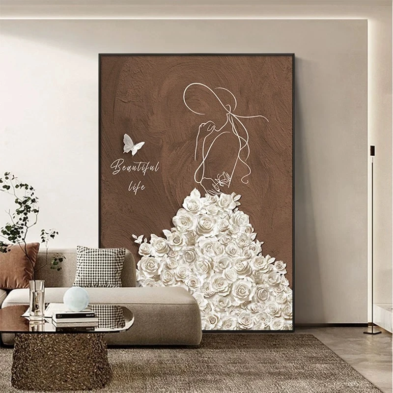 舞动 客厅 玄关 餐厅 手工砂岩画