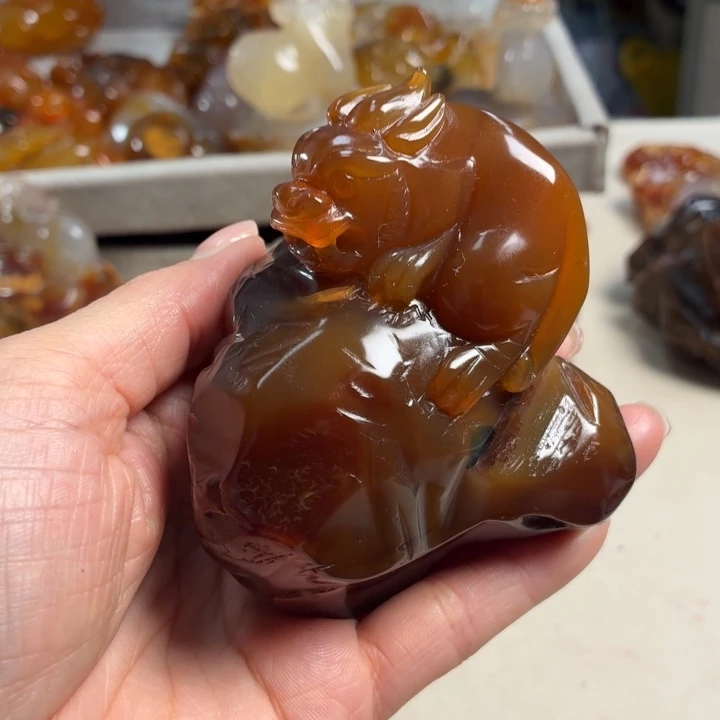 玛瑙/玉髓未镶嵌吊坠(不含链)