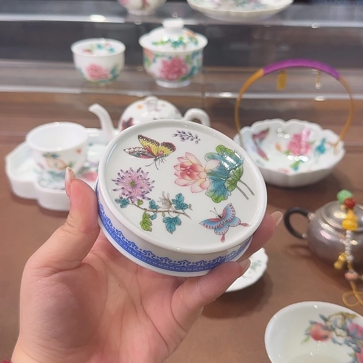 珐琅彩主人杯茶具系列