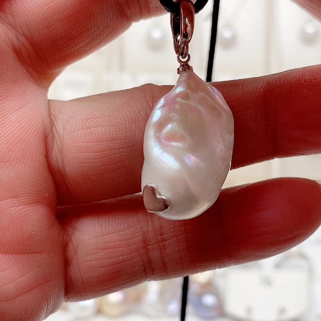 淡水珍珠合金颈饰011