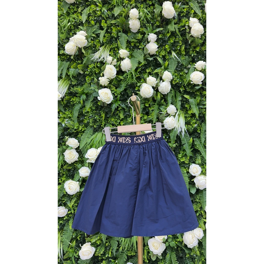 品牌高端承@希童装【120-160】字母定制牛津半裙——540930