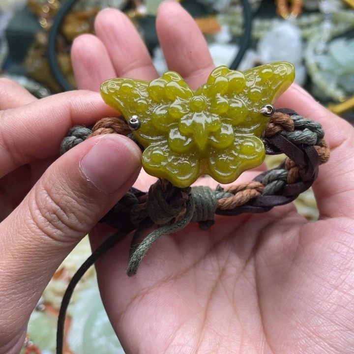 蛇纹石玉手牌合金