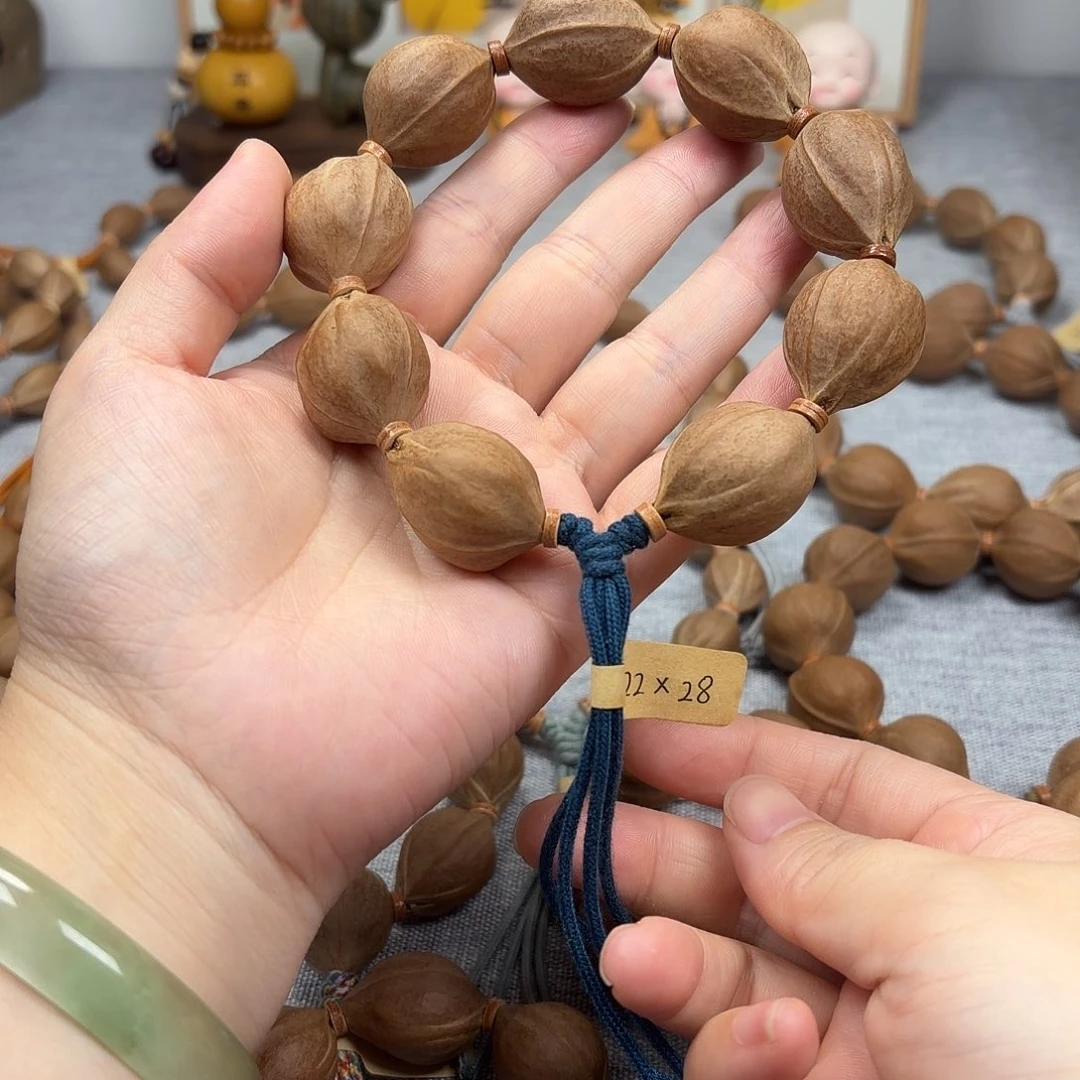 昆***山手串橄榄核梅林铁核22.28橄榄核