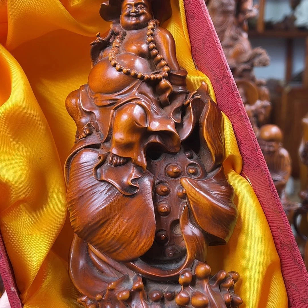 黄杨木黄杨木雕刻高度18厘米