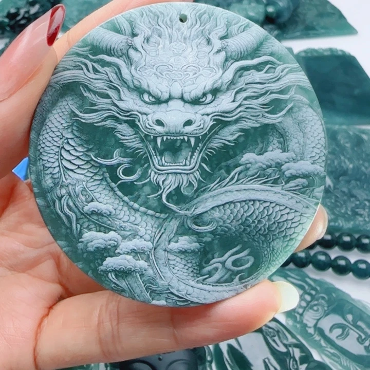 翡翠未镶嵌颈饰多样性发货天然A货翡翠