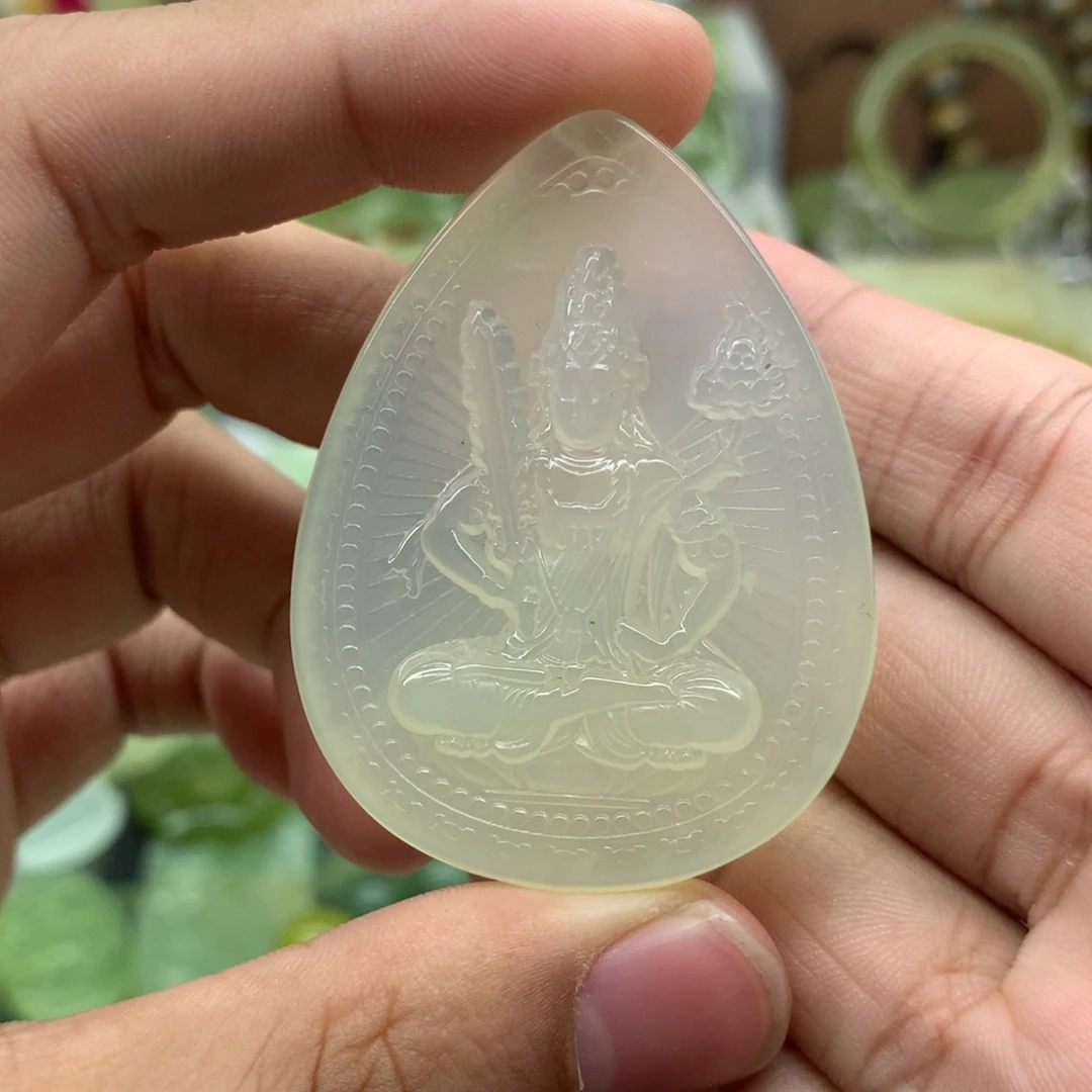 岫玉未镶嵌吊坠(不含链)