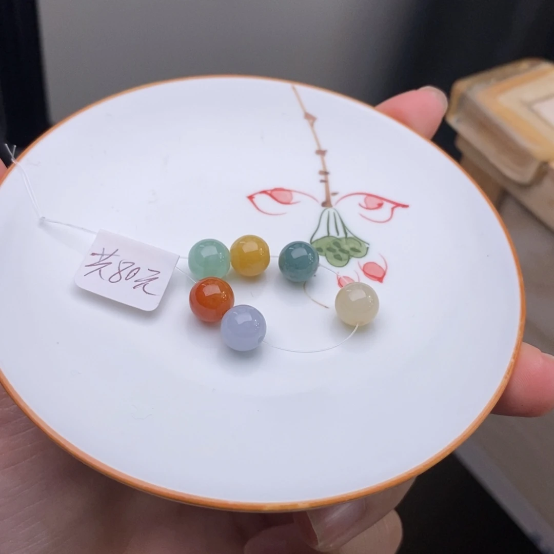 翡翠未镶嵌手链翡翠y440 卡8