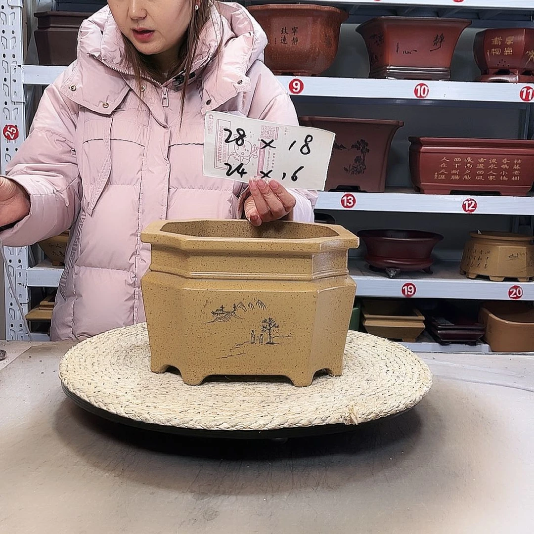 紫砂花盆紫砂花盆