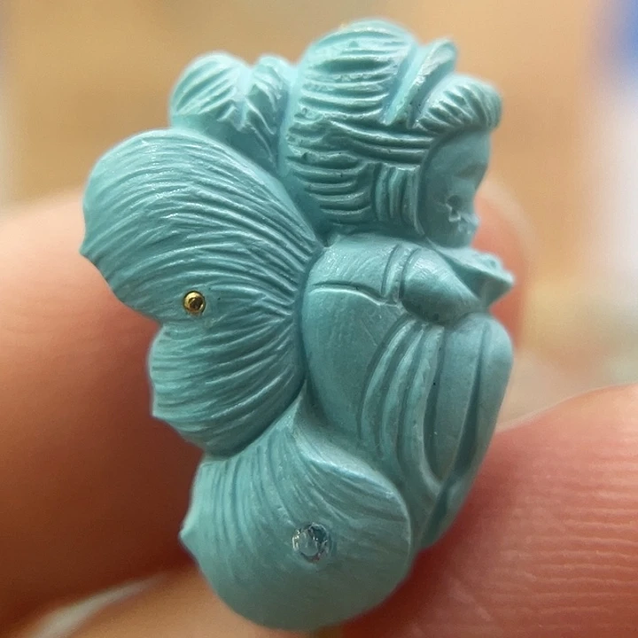 绿松石未镶嵌珠宝奇石