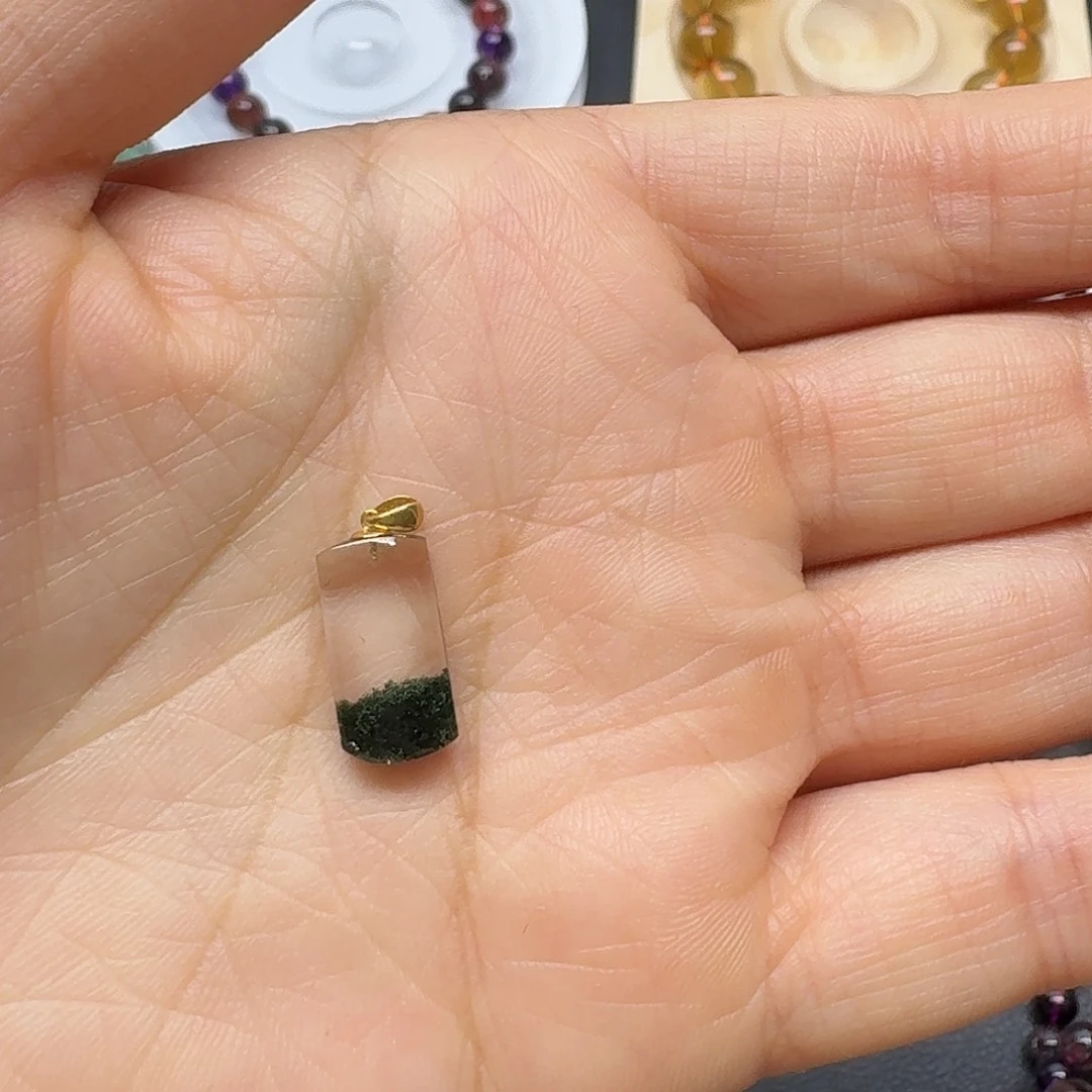 八***座吊坠(不含链)18K金镶嵌紫晶
