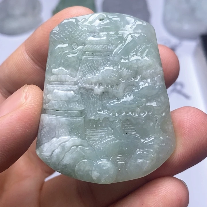 颈饰未镶嵌翡翠翡翠
