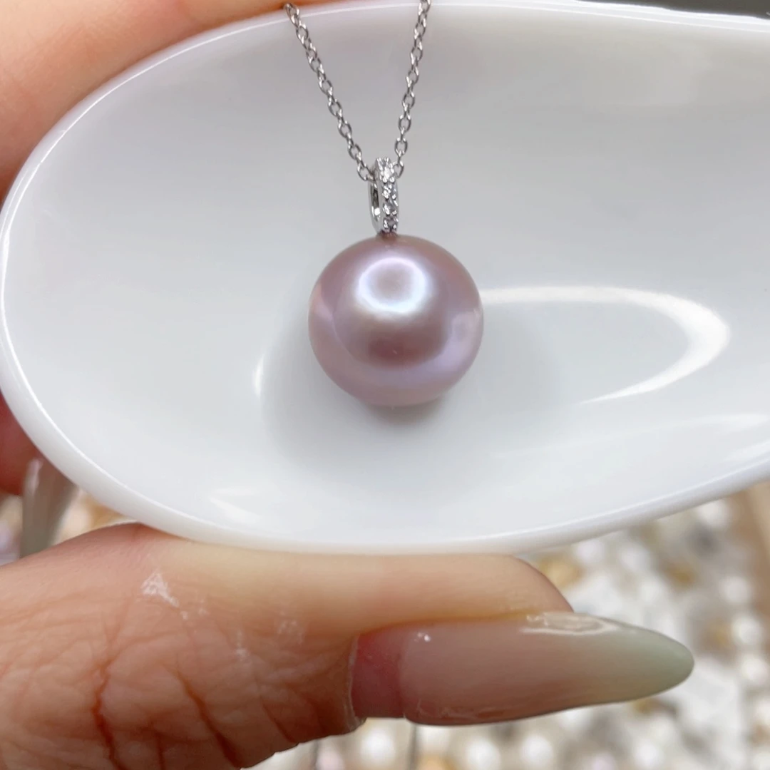 淡水珍珠未镶嵌吊坠(赠链)