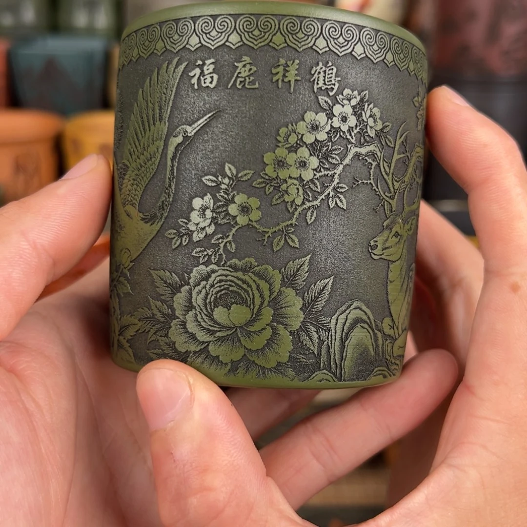 茶杯紫砂宜兴紫砂主人杯