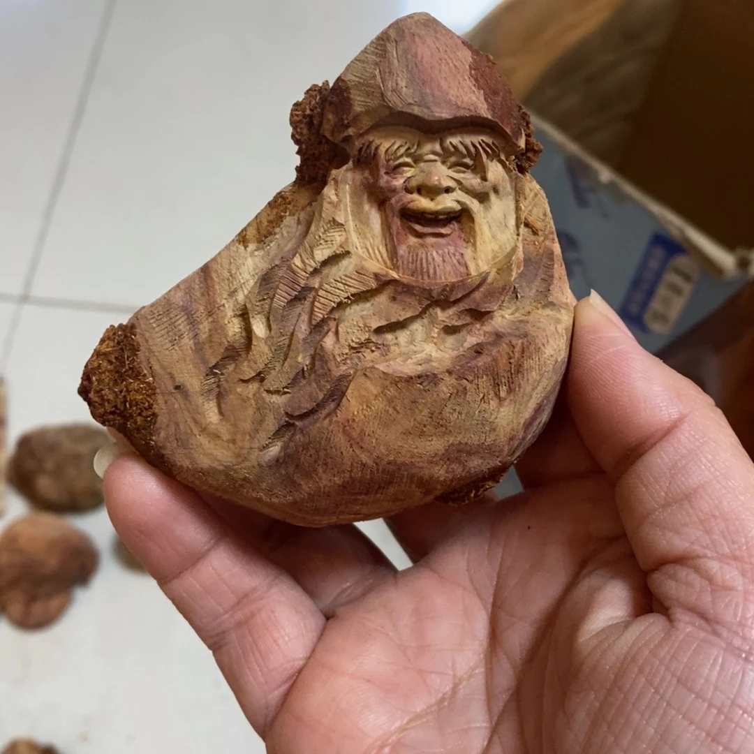 黄花梨/降香黄檀其他充**镶寿星原木