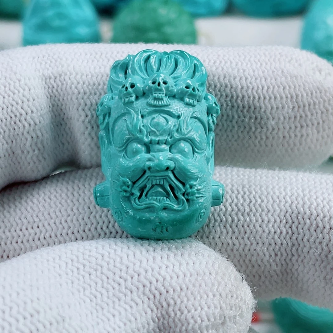 绿松石未镶嵌车挂