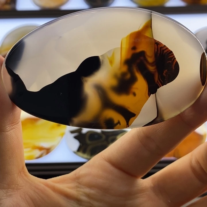 玛瑙/玉髓合金颈饰