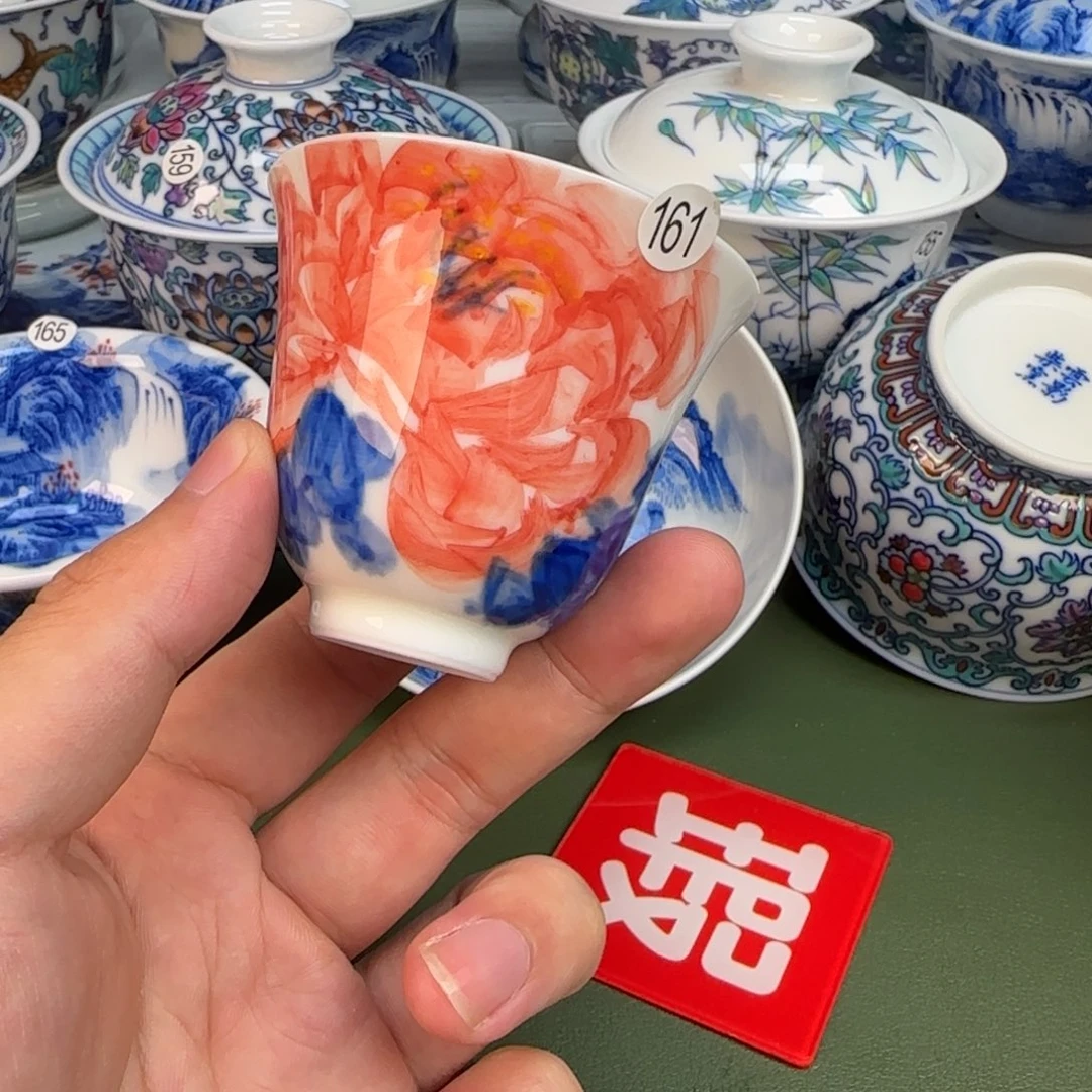 彦祖纯手工手绘茶具161