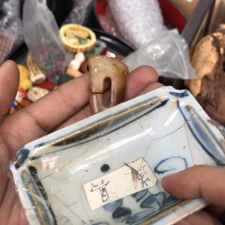 陶瓷孤品单件车里拍